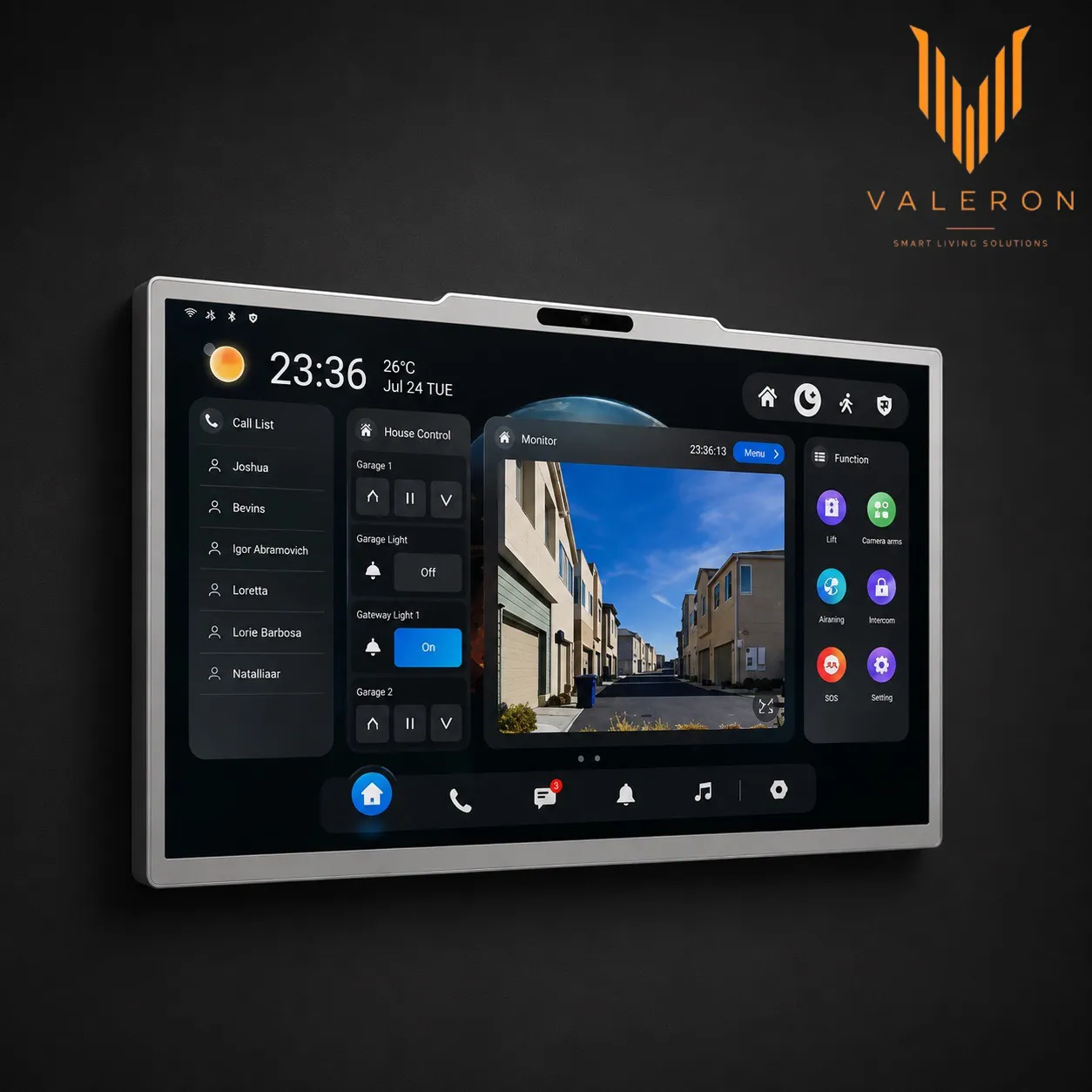 موتور-2 (1) پنل داخلی ایفون Akuvox ( اندروید ) مدل X937 - تصویر 1